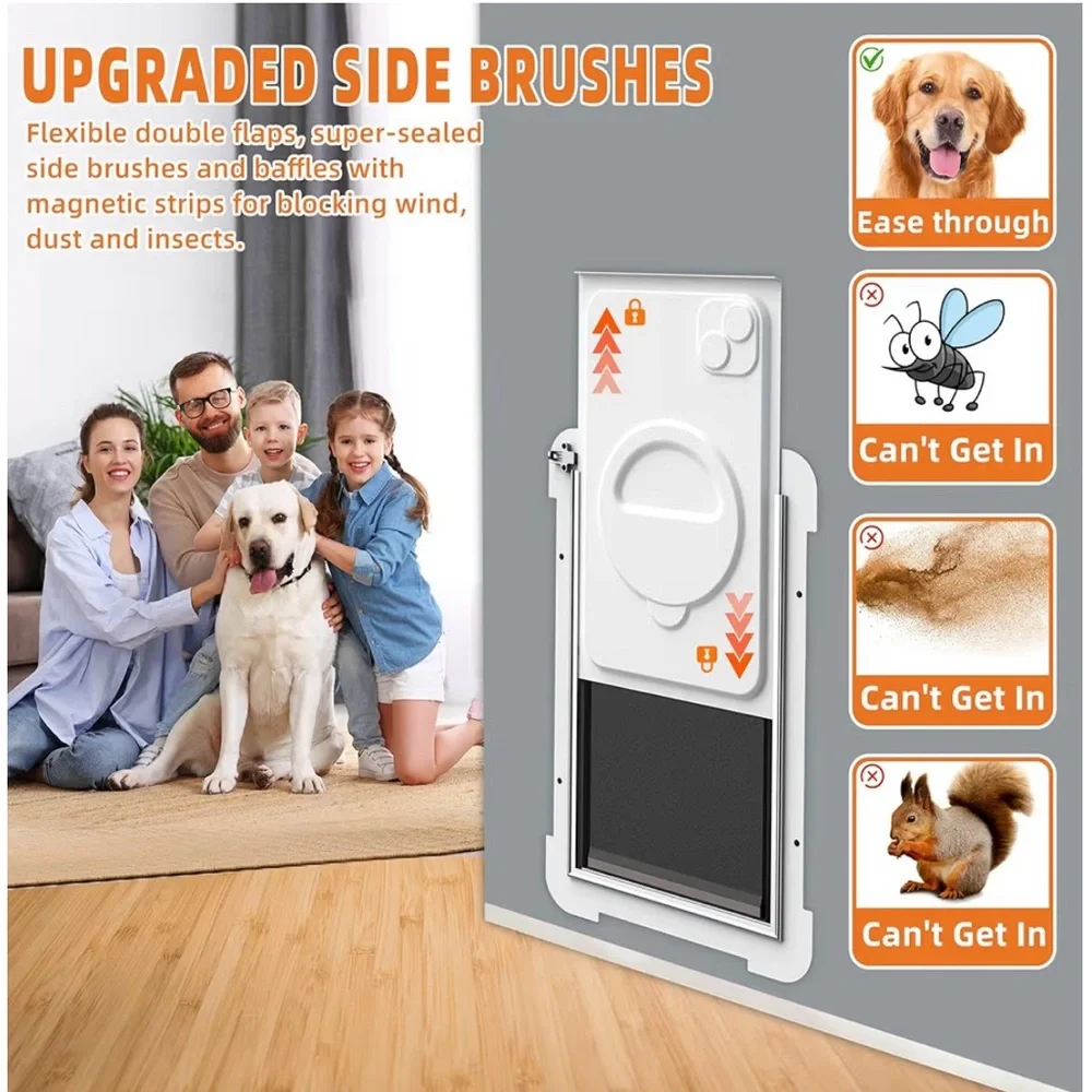 Magnetic Dog Door with Sliding Panels medium
